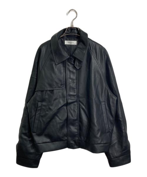neucon（ニューコン）neucon (ニューコン) ガンフラップZIPレザーブルゾン ブラック サイズ:1 未使用品の古着・服飾アイテム