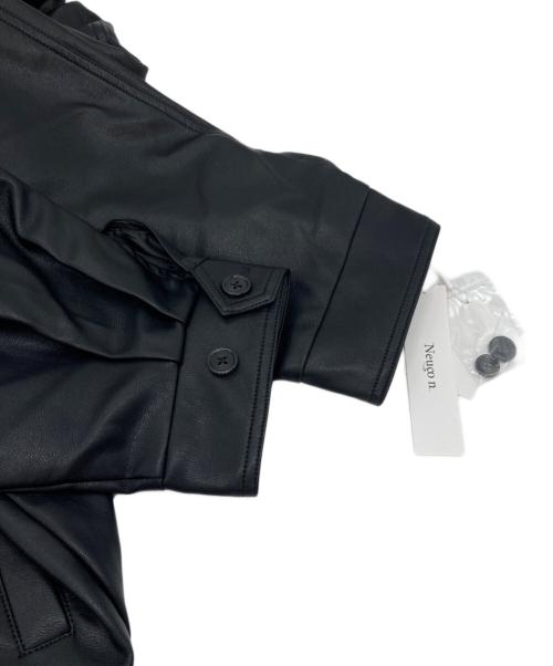 neucon（ニューコン）neucon (ニューコン) ガンフラップZIPレザーブルゾン ブラック サイズ:1 未使用品の古着・服飾アイテム