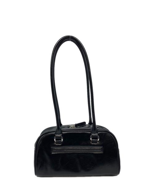 STAND OIL（スタンドオイル）STAND OIL (スタンドオイル) CHUBBY BAG ポリエステルレザーバッグ　ハンドバッグ ブラック サイズ:実寸参照の古着・服飾アイテム