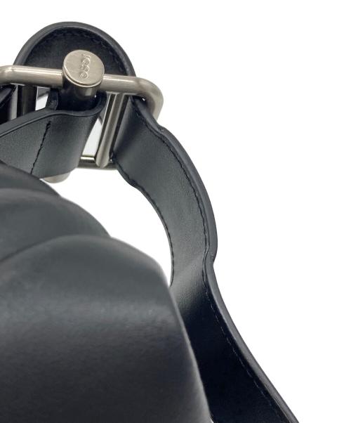 osoi（オソイ）osoi (オソイ) MINI BROT ショルダーバッグ　カウレザー　レザーバッグ　ボディバッグ ブラック サイズ:実寸参照の古着・服飾アイテム