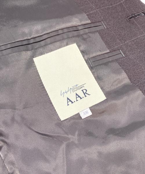 A.A.R yohji yamamoto（アール ヨウジヤマモト）A.A.R yohji yamamoto (アール ヨウジヤマモト) 3B セットアップスーツ ブラウン サイズ:AM １１の古着・服飾アイテム