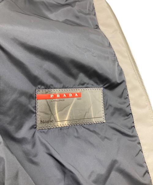 PRADA SPORTS（プラダスポーツ）PRADA SPORTS (プラダスポーツ) 03年 ゴアテックスロゴジップジャケット グレー サイズ:Mの古着・服飾アイテム