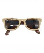 RAY-BANレイバン）の古着「WAYFARER サングラス」｜ベージュ×ブラウン