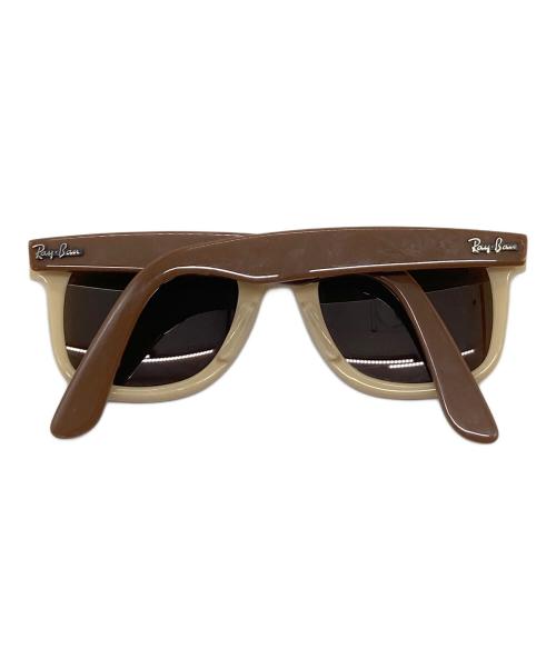 RAY-BAN（レイバン）RAY-BAN (レイバン) WAYFARER サングラス ベージュ×ブラウン サイズ:50-22□130の古着・服飾アイテム