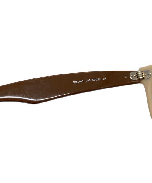 RAY-BAN（レイバン）RAY-BAN (レイバン) WAYFARER サングラス ベージュ×ブラウン サイズ:50-22□130の古着・服飾アイテム