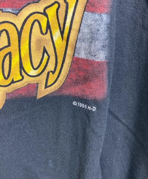 HARLEY-DAVIDSON（ハーレーダビッドソン）HARLEY-DAVIDSON (ハーレーダビッドソン) 【古着】プリントTシャツ　半袖カットソー　Tee  USA製 90s ブラック サイズ:Lの古着・服飾アイテム