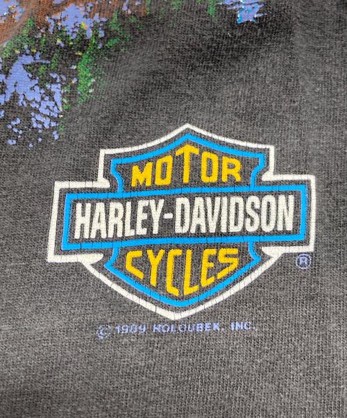 HARLEY-DAVIDSON（ハーレーダビッドソン）HARLEY-DAVIDSON (ハーレーダビッドソン) 【古着】プリントTシャツ　半袖カットソー　Tee   ブラック サイズ:XLの古着・服飾アイテム