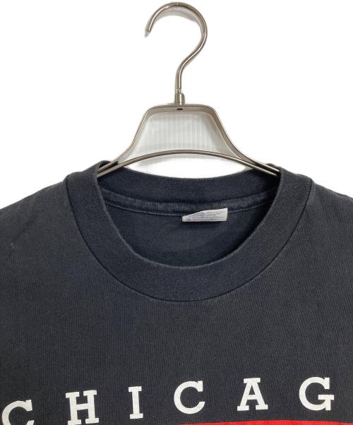 Hanes（ヘインズ）Hanes (ヘインズ) 【古着】Tシャツ　半袖カットソー　Tee  NBA CHICAGO BULLS  USA製 ブラック サイズ:XLの古着・服飾アイテム