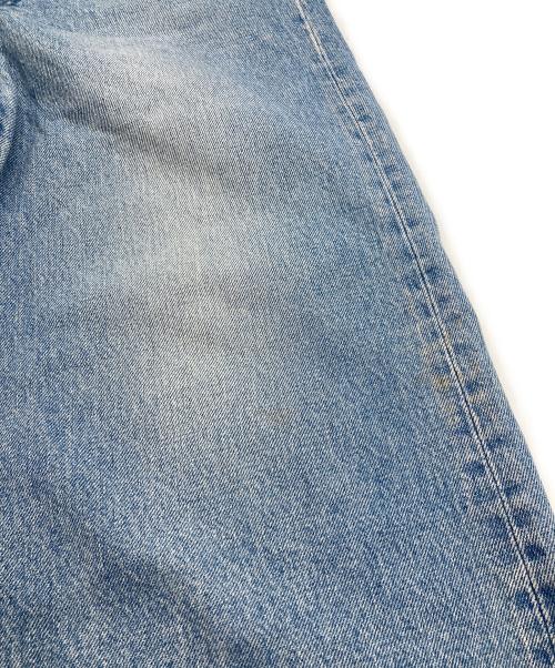 TANAKA（タナカ）TANAKA (タナカ) THE WIDE JEAN TROUSERS ライトブルー　インディゴ　ジーンズ　デニムパンツ　日本製 ASH BLEACH サイズ:26の古着・服飾アイテム