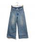 TANAKA（タナカ）の古着「THE WIDE JEAN TROUSERS ライトブルー　インディゴ　ジーンズ　デニムパンツ　日本製」｜ASH BLEACH