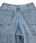 中古・古着 TANAKA (タナカ) THE WIDE JEAN TROUSERS ライトブルー　インディゴ　ジーンズ　デニムパンツ　日本製 ASH BLEACH サイズ:26：6000円