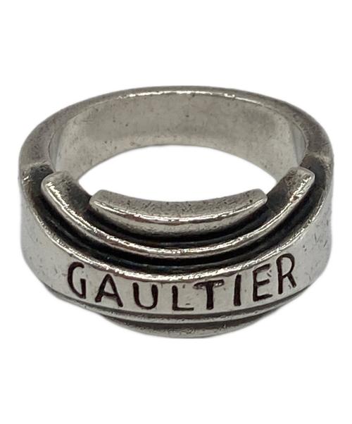 Jean Paul GAULTIER（ジャンポールゴルチェ）Jean Paul GAULTIER (ジャンポールゴルチェ) シルバーロゴリング　ゴルチエロゴリング　SILVER　JPG サイズ:15の古着・服飾アイテム