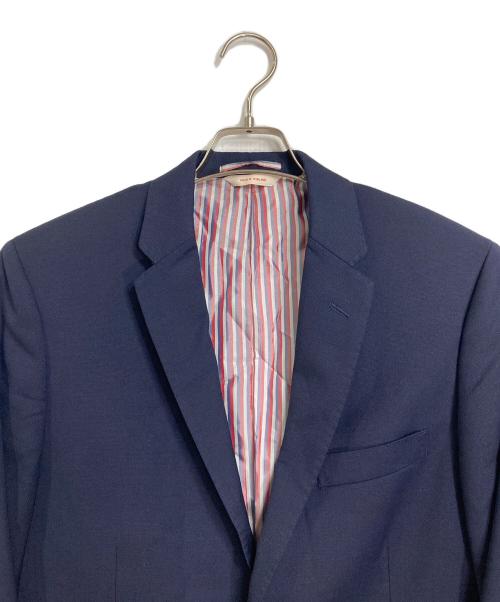 BROOKS BROTHERS Red Fleece（ブルックスブラザーズレッドフリース）Brooks Brothers Red Fleece (ブルックスブラザーズレッドフリース) 羊ボタン裏地ストライプテーラードジャケット　TESSUTO生地使用 ネイビー サイズ:40Sの古着・服飾アイテム