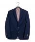 Brooks Brothers Red Fleece（ブルックスブラザーズレッドフリース）の古着「羊ボタン裏地ストライプテーラードジャケット　TESSUTO生地使用」｜ネイビー