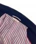 中古・古着 Brooks Brothers Red Fleece (ブルックスブラザーズレッドフリース) 羊ボタン裏地ストライプテーラードジャケット　TESSUTO生地使用 ネイビー サイズ:40S：10000円
