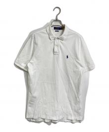 POLO RALPH LAUREN（ポロ・ラルフローレン）の古着「半袖ポロシャツ　コットンポロシャツ」｜ホワイト