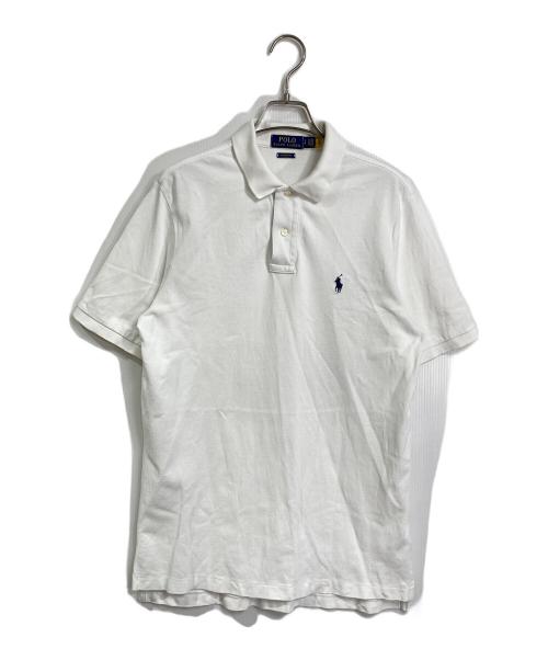POLO RALPH LAUREN（ポロ・ラルフローレン）POLO RALPH LAUREN (ポロ・ラルフローレン) 半袖ポロシャツ　コットンポロシャツ ホワイト サイズ:Sの古着・服飾アイテム