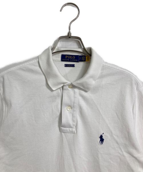 POLO RALPH LAUREN（ポロ・ラルフローレン）POLO RALPH LAUREN (ポロ・ラルフローレン) 半袖ポロシャツ　コットンポロシャツ ホワイト サイズ:Sの古着・服飾アイテム