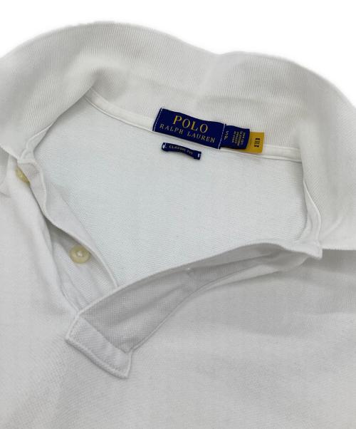 POLO RALPH LAUREN（ポロ・ラルフローレン）POLO RALPH LAUREN (ポロ・ラルフローレン) 半袖ポロシャツ　コットンポロシャツ ホワイト サイズ:Sの古着・服飾アイテム