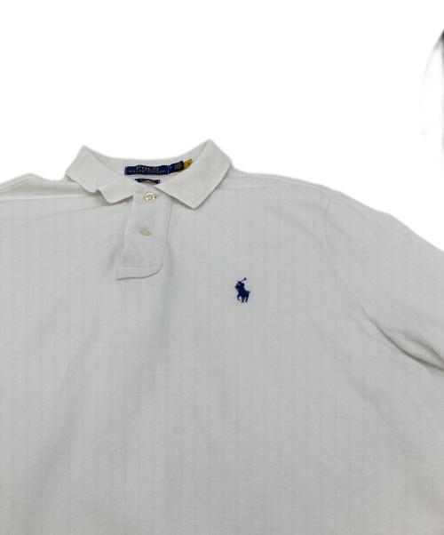 POLO RALPH LAUREN（ポロ・ラルフローレン）POLO RALPH LAUREN (ポロ・ラルフローレン) 半袖ポロシャツ　コットンポロシャツ ホワイト サイズ:Sの古着・服飾アイテム