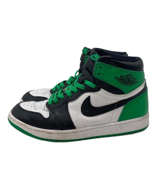 NIKE（ナイキ）NIKE (ナイキ) AIR JORDAN 1 RETRO HIGH OG（エアジョーダン1 レトロ ハイ OG ） グリーン×ホワイト サイズ:US9の古着・服飾アイテム