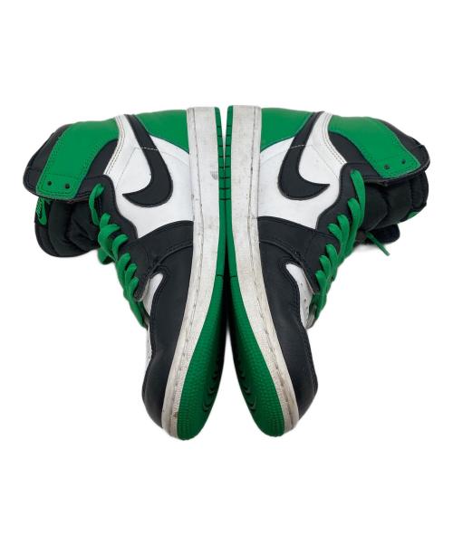 NIKE（ナイキ）NIKE (ナイキ) AIR JORDAN 1 RETRO HIGH OG（エアジョーダン1 レトロ ハイ OG ） グリーン×ホワイト サイズ:US9の古着・服飾アイテム
