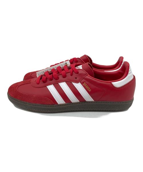 adidas（アディダス）adidas (アディダス) SAMBA サンバ ローカットスニーカー　アーセナルコラボ レッド サイズ:US 9.5の古着・服飾アイテム
