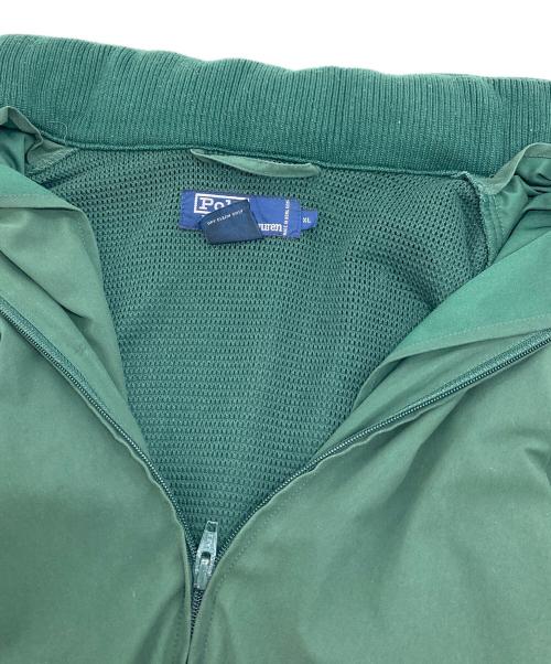 POLO RALPH LAUREN（ポロ・ラルフローレン）POLO RALPH LAUREN (ポロ・ラルフローレン) 【古着】ジップアップジャケット　ブルーポニー　スタンドカラー　フード収納　アウター　ライトアウター グリーン サイズ:XLの古着・服飾アイテム