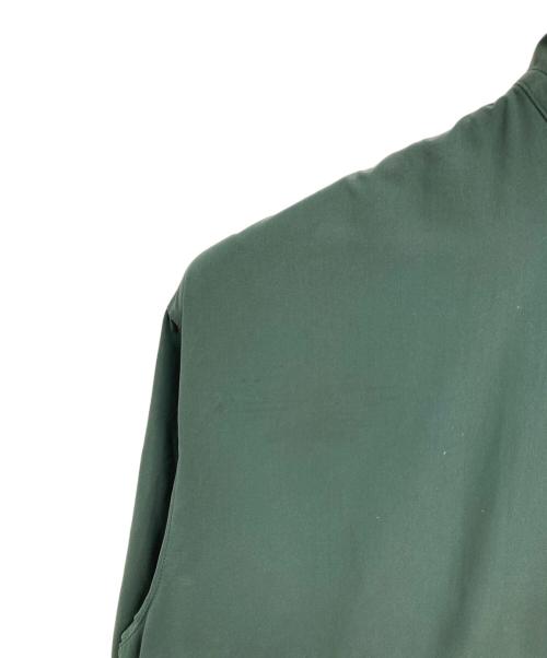POLO RALPH LAUREN（ポロ・ラルフローレン）POLO RALPH LAUREN (ポロ・ラルフローレン) 【古着】ジップアップジャケット　ブルーポニー　スタンドカラー　フード収納　アウター　ライトアウター グリーン サイズ:XLの古着・服飾アイテム