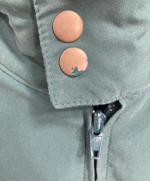 POLO RALPH LAUREN（ポロ・ラルフローレン）POLO RALPH LAUREN (ポロ・ラルフローレン) 【古着】ジップアップジャケット　ブルーポニー　スタンドカラー　フード収納　アウター　ライトアウター グリーン サイズ:XLの古着・服飾アイテム