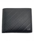 dunhillダンヒル）の古着「2つ折り財布　ウォレット　コンパクト　イタリア製」｜ブラック
