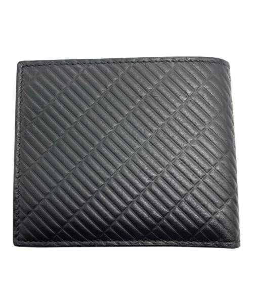 dunhill（ダンヒル）dunhill (ダンヒル) 2つ折り財布　ウォレット　コンパクト　イタリア製 ブラックの古着・服飾アイテム