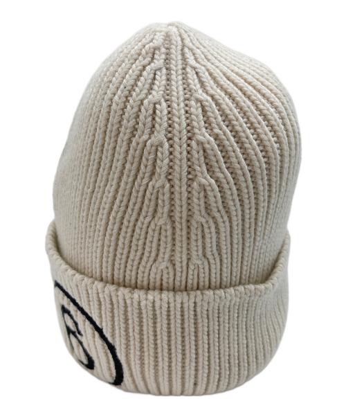 MM6 Maison Margiela（エムエムシックスメゾンマルジェラ）MM6 Maison Margiela (エムエムシックスメゾンマルジェラ) ニット帽　ビーニー　イタリア製 ホワイト サイズ:Mの古着・服飾アイテム
