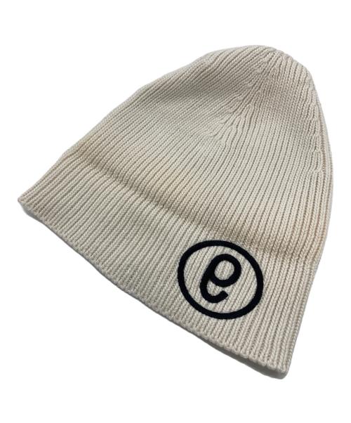 MM6 Maison Margiela（エムエムシックスメゾンマルジェラ）MM6 Maison Margiela (エムエムシックスメゾンマルジェラ) ニット帽　ビーニー　イタリア製 ホワイト サイズ:Mの古着・服飾アイテム