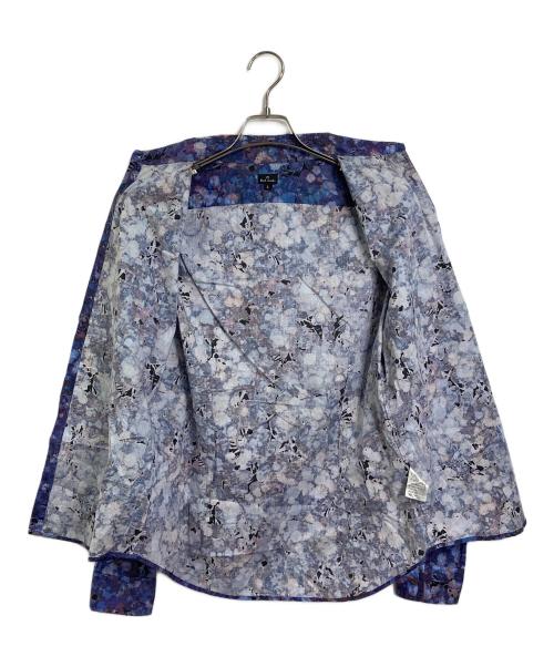 PS Paul Smith（ＰＳポールスミス）PS Paul Smith (ＰＳポールスミス) フローラル柄シャツ　花柄　フラワーシャツ　日本製 ネイビー サイズ:Lの古着・服飾アイテム