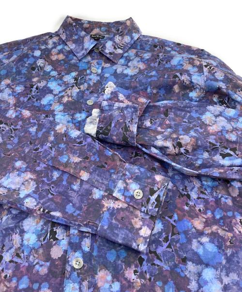 PS Paul Smith（ＰＳポールスミス）PS Paul Smith (ＰＳポールスミス) フローラル柄シャツ　花柄　フラワーシャツ　日本製 ネイビー サイズ:Lの古着・服飾アイテム