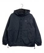 X-GIRLエックスガール）の古着「REVERSIBLE QUILTED JACKET リバーシブルフードジャケット」｜ブラック