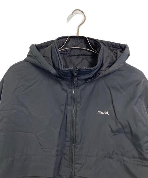 X-GIRL（エックスガール）X-girl (エックスガール) REVERSIBLE QUILTED JACKET リバーシブルフードジャケット ブラック サイズ:Mの古着・服飾アイテム