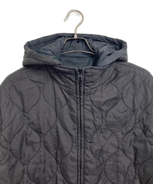 X-GIRL（エックスガール）X-girl (エックスガール) REVERSIBLE QUILTED JACKET リバーシブルフードジャケット ブラック サイズ:Mの古着・服飾アイテム