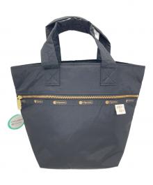 LeSportsac（レスポートサック）の古着「ハンドバッグ　ナイロントートバッグ」｜ブラック