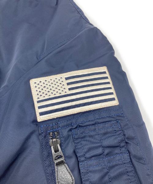 AVIREX（アヴィレックス）AVIREX (アヴィレックス) GRAND CREW SCREAMING EAGLES MA1ジャケット ネイビー サイズ:Lの古着・服飾アイテム