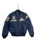 AVIREX（アヴィレックス）の古着「GRAND CREW SCREAMING EAGLES MA1ジャケット」｜ネイビー