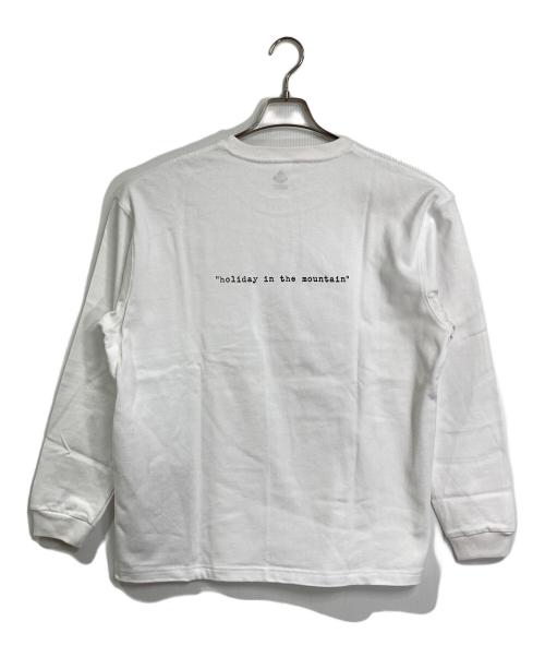MOUNTAIN RESEARCH（マウンテンリサーチ）MOUNTAIN RESEARCH (マウンテンリサーチ) 長袖Tシャツ　ロングスリーブカットソー ホワイト サイズ:S/Mの古着・服飾アイテム
