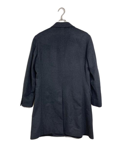 Wild Life Tailor（ワイルドライフテイラー）Wild Life Tailor (ワイルドライフテイラー) ウール混コート　チェスターコート ブラック サイズ:Lの古着・服飾アイテム