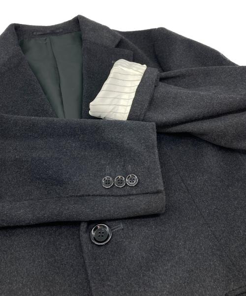 Wild Life Tailor（ワイルドライフテイラー）Wild Life Tailor (ワイルドライフテイラー) ウール混コート　チェスターコート ブラック サイズ:Lの古着・服飾アイテム