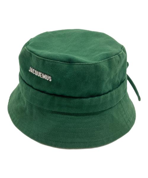 jacquemus（ジャックムス）JACQUEMUS (ジャックムス) バケットハット　帽子 グリーン サイズ:60の古着・服飾アイテム