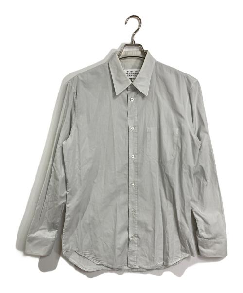 Maison Margiela（メゾンマルジェラ）Maison Margiela (メゾンマルジェラ) 長袖シャツ コットンシャツ グレー サイズ:40の古着・服飾アイテム