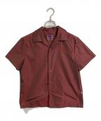 Heaven by Marc Jacobsヘブンバイマークジェイコブス）の古着「ワッペンシャツ　半袖シャツ」｜レッド
