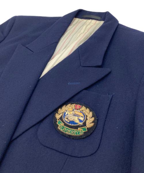 Burberry's（バーバリーズ）Burberry's (バーバリーズ) 金ボタンウール2Ｂジャケット ネイビー サイズ:7の古着・服飾アイテム