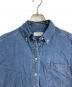 SLOBE IENA (スローブ イエナ) LE DENIMライトオンスクロップドシャツ ブルー サイズ:実寸参照：6000円